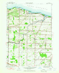 Hamlin New York Historical topographic map, 1:24000 scale, 7.5 X 7.5 Minute, Year 1952