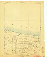 Hamlin New York Historical topographic map, 1:62500 scale, 15 X 15 Minute, Year 1899