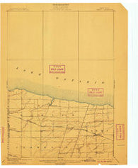 Hamlin New York Historical topographic map, 1:62500 scale, 15 X 15 Minute, Year 1899