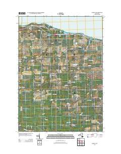Hamlin New York Historical topographic map, 1:24000 scale, 7.5 X 7.5 Minute, Year 2013