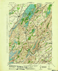 Hammond New York Historical topographic map, 1:62500 scale, 15 X 15 Minute, Year 1944