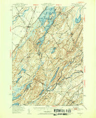 Hammond New York Historical topographic map, 1:62500 scale, 15 X 15 Minute, Year 1949