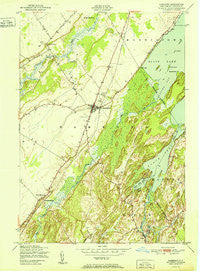 Hammond New York Historical topographic map, 1:24000 scale, 7.5 X 7.5 Minute, Year 1951