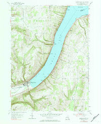 Hammondsport New York Historical topographic map, 1:24000 scale, 7.5 X 7.5 Minute, Year 1953