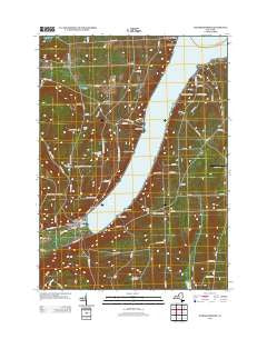 Hammondsport New York Historical topographic map, 1:24000 scale, 7.5 X 7.5 Minute, Year 2013