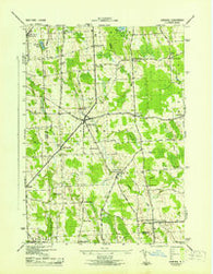 Hannibal New York Historical topographic map, 1:31680 scale, 7.5 X 7.5 Minute, Year 1943