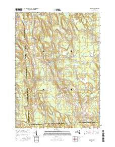 Hannibal New York Current topographic map, 1:24000 scale, 7.5 X 7.5 Minute, Year 2016