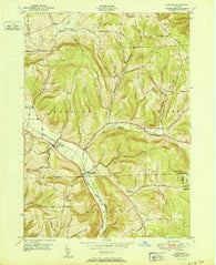 Harford New York Historical topographic map, 1:24000 scale, 7.5 X 7.5 Minute, Year 1951