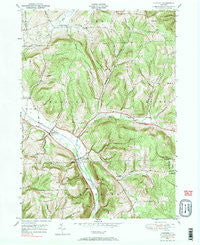 Harford New York Historical topographic map, 1:24000 scale, 7.5 X 7.5 Minute, Year 1976