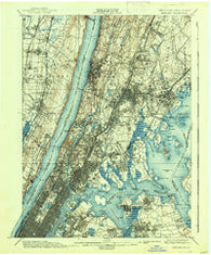 Harlem New York Historical topographic map, 1:62500 scale, 15 X 15 Minute, Year 1900