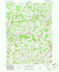 Harpersfield New York Historical topographic map, 1:24000 scale, 7.5 X 7.5 Minute, Year 1982