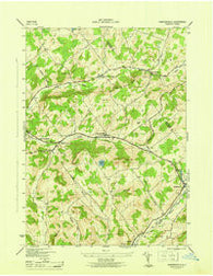 Harpersfield New York Historical topographic map, 1:31680 scale, 7.5 X 7.5 Minute, Year 1946