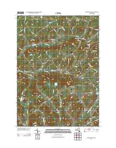Harpersfield New York Historical topographic map, 1:24000 scale, 7.5 X 7.5 Minute, Year 2013