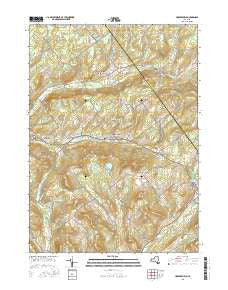 Harpersfield New York Current topographic map, 1:24000 scale, 7.5 X 7.5 Minute, Year 2016