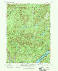 Harrisburg New York Historical topographic map, 1:62500 scale, 15 X 15 Minute, Year 1954