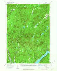 Harrisburg New York Historical topographic map, 1:62500 scale, 15 X 15 Minute, Year 1954
