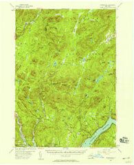 Harrisburg New York Historical topographic map, 1:62500 scale, 15 X 15 Minute, Year 1954