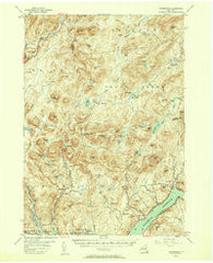 Harrisburg New York Historical topographic map, 1:62500 scale, 15 X 15 Minute, Year 1954