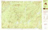 Harrisburg New York Historical topographic map, 1:25000 scale, 7.5 X 15 Minute, Year 1990