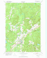 Harrisville New York Historical topographic map, 1:24000 scale, 7.5 X 7.5 Minute, Year 1951