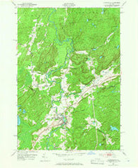 Harrisville New York Historical topographic map, 1:24000 scale, 7.5 X 7.5 Minute, Year 1951
