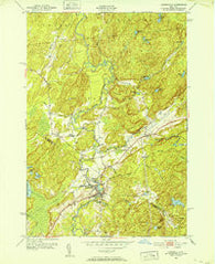 Harrisville New York Historical topographic map, 1:24000 scale, 7.5 X 7.5 Minute, Year 1951