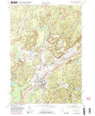 Harrisville New York Historical topographic map, 1:24000 scale, 7.5 X 7.5 Minute, Year 1951