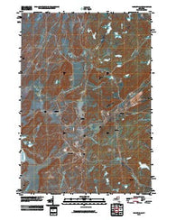 Harrisville New York Historical topographic map, 1:24000 scale, 7.5 X 7.5 Minute, Year 2010