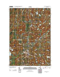 Harrisville New York Historical topographic map, 1:24000 scale, 7.5 X 7.5 Minute, Year 2013