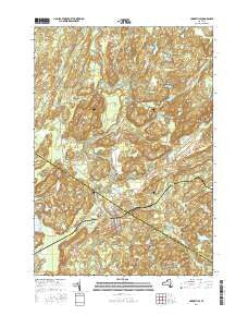 Harrisville New York Current topographic map, 1:24000 scale, 7.5 X 7.5 Minute, Year 2016