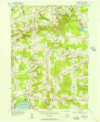 Hartfield New York Historical topographic map, 1:24000 scale, 7.5 X 7.5 Minute, Year 1954