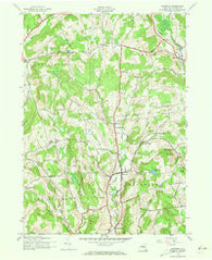 Hartwick New York Historical topographic map, 1:24000 scale, 7.5 X 7.5 Minute, Year 1943