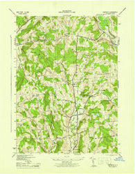 Hartwick New York Historical topographic map, 1:31680 scale, 7.5 X 7.5 Minute, Year 1945