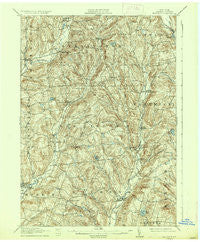 Hartwick New York Historical topographic map, 1:62500 scale, 15 X 15 Minute, Year 1912