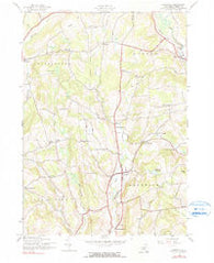 Hartwick New York Historical topographic map, 1:24000 scale, 7.5 X 7.5 Minute, Year 1943