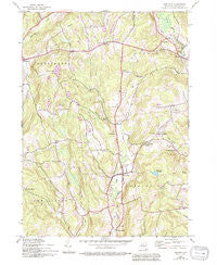Hartwick New York Historical topographic map, 1:24000 scale, 7.5 X 7.5 Minute, Year 1943