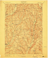 Hartwick New York Historical topographic map, 1:62500 scale, 15 X 15 Minute, Year 1912