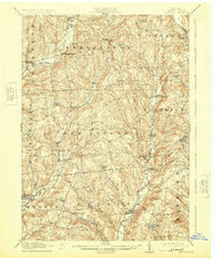 Hartwick New York Historical topographic map, 1:62500 scale, 15 X 15 Minute, Year 1912