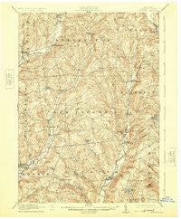 Hartwick New York Historical topographic map, 1:62500 scale, 15 X 15 Minute, Year 1912