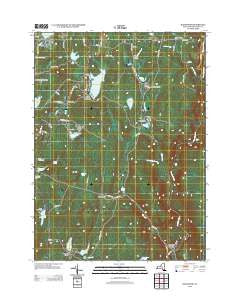 Hartwood New York Historical topographic map, 1:24000 scale, 7.5 X 7.5 Minute, Year 2013