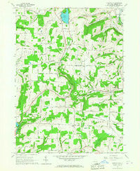 Haskinville New York Historical topographic map, 1:24000 scale, 7.5 X 7.5 Minute, Year 1965