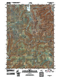 Haskinville New York Historical topographic map, 1:24000 scale, 7.5 X 7.5 Minute, Year 2010