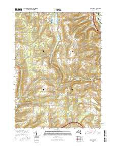 Haskinville New York Current topographic map, 1:24000 scale, 7.5 X 7.5 Minute, Year 2016