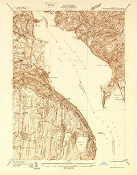 Haverstraw New York Historical topographic map, 1:24000 scale, 7.5 X 7.5 Minute, Year 1938
