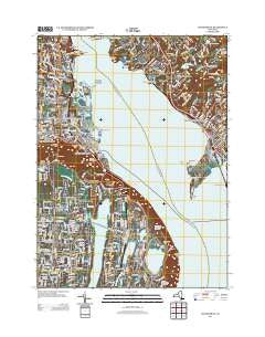 Haverstraw New York Historical topographic map, 1:24000 scale, 7.5 X 7.5 Minute, Year 2013