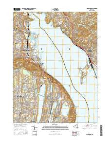 Haverstraw New York Current topographic map, 1:24000 scale, 7.5 X 7.5 Minute, Year 2016