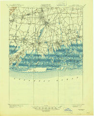 Hempstead New York Historical topographic map, 1:62500 scale, 15 X 15 Minute, Year 1903