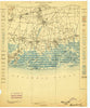Hempstead New York Historical topographic map, 1:62500 scale, 15 X 15 Minute, Year 1898