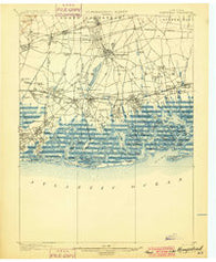 Hempstead New York Historical topographic map, 1:62500 scale, 15 X 15 Minute, Year 1899