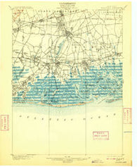 Hempstead New York Historical topographic map, 1:62500 scale, 15 X 15 Minute, Year 1903